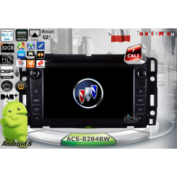 ACS 8284BW Radio dedykowane Buick Enclave 2013r. up Android 8 CPU 8x1.5GHz Ram 2GHz Dysk 32GB Ekran HD MultiTouch OBD2 DVR DVBT BT Kam DVD